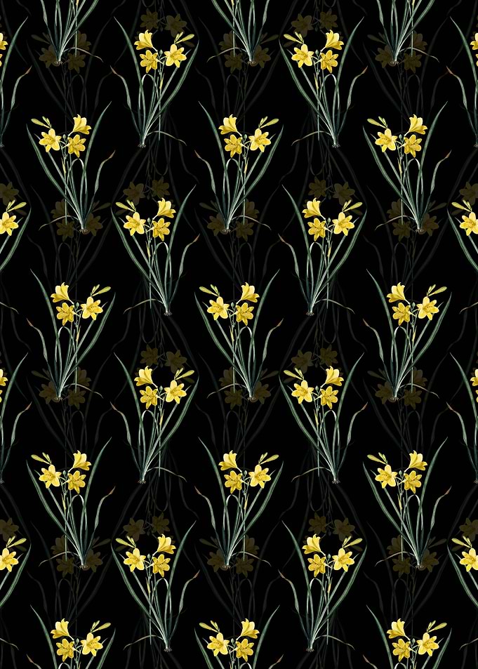 Floral Daylily Pattern