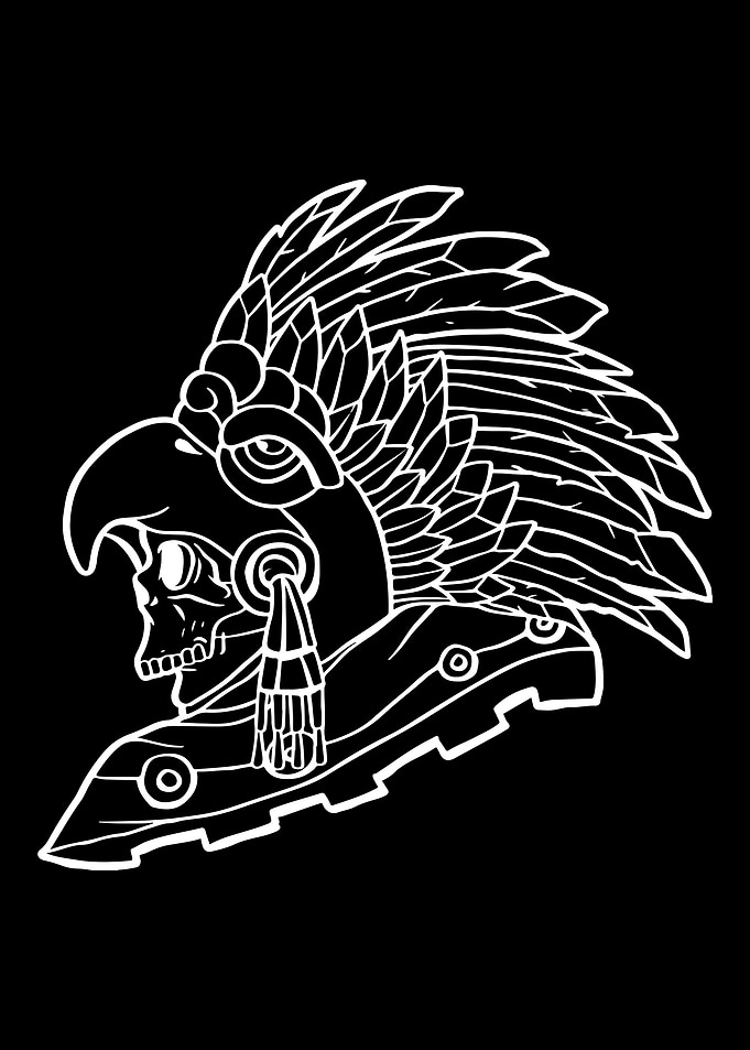 Aztec Eagle Warrior Mayan