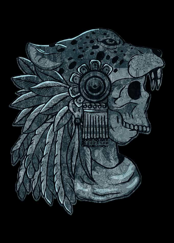 Quetzalcoatl Skull Aztec