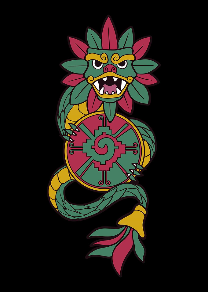 Quetzalcoatl Aztec Serpent