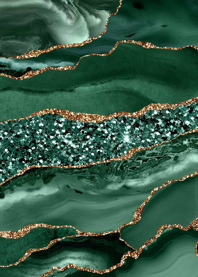 Agate Glitter Ocean 16
