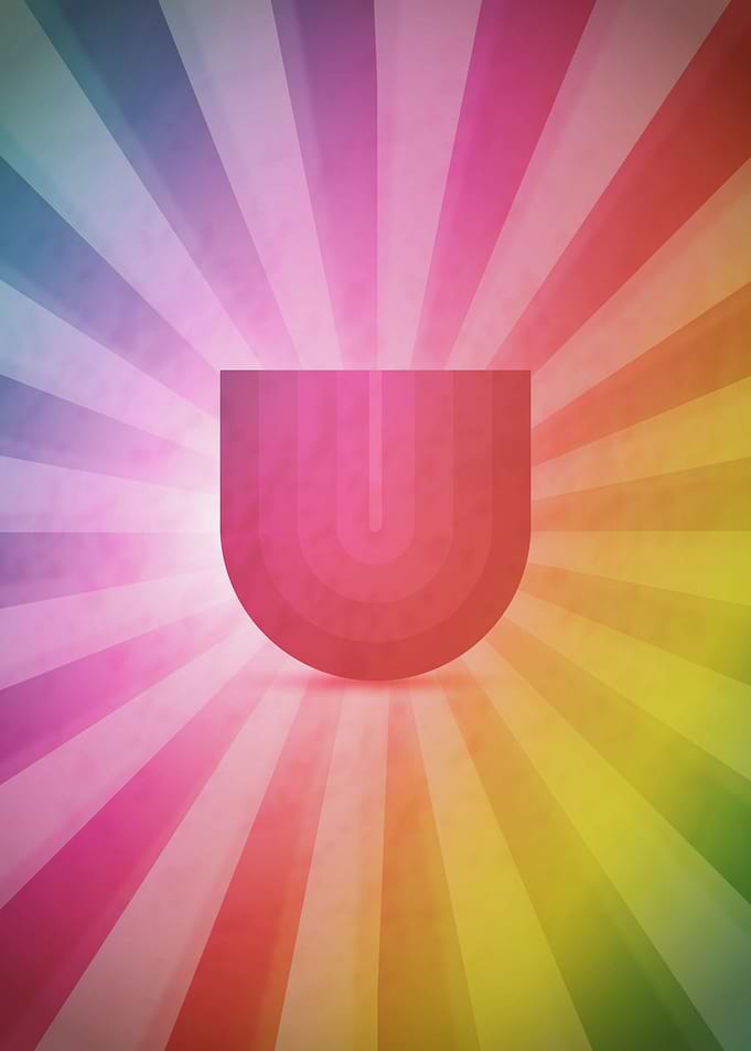 Retro letter V