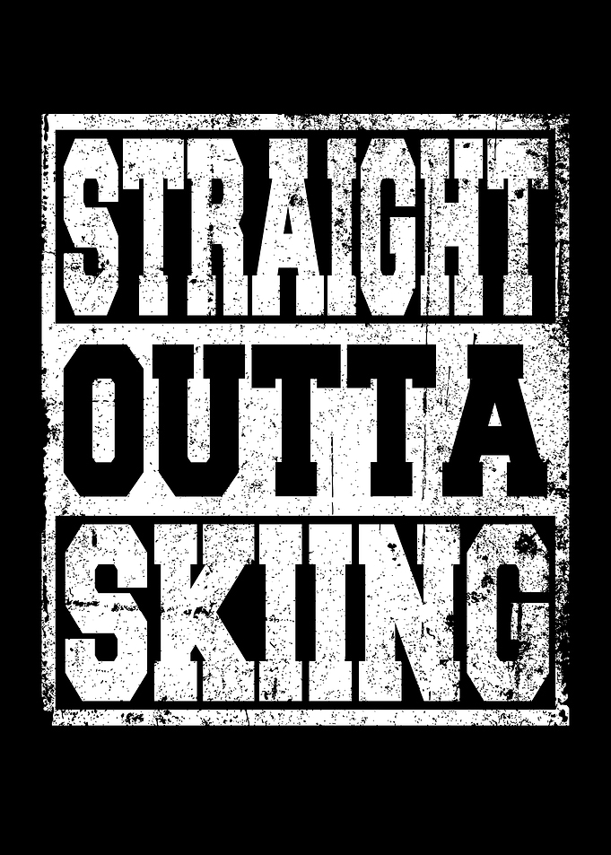 Skiing Saying funny
