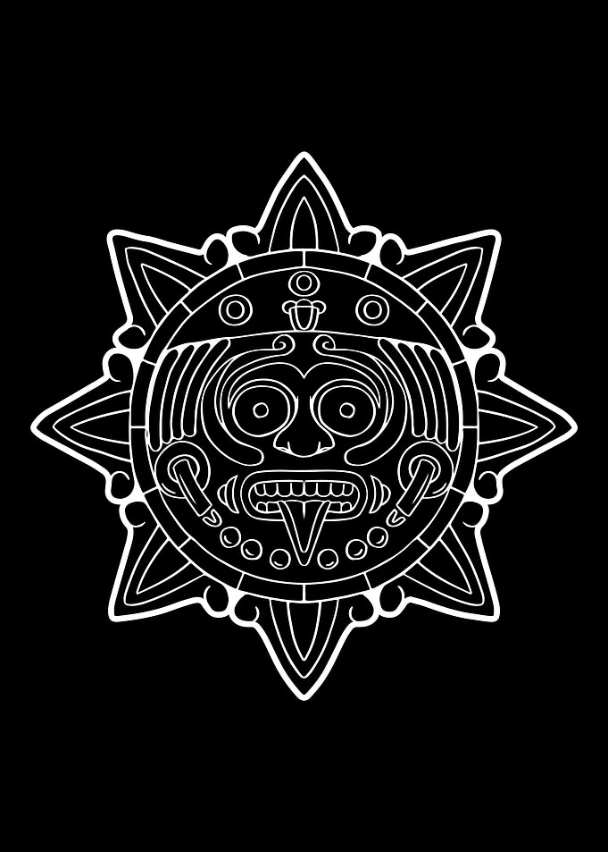 Aztec Sun Stone Aztec Sun