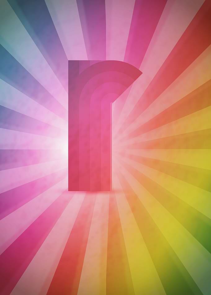 Retro letter T