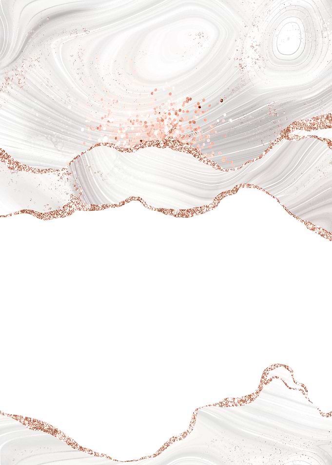 White Rose Gold Glitter 05