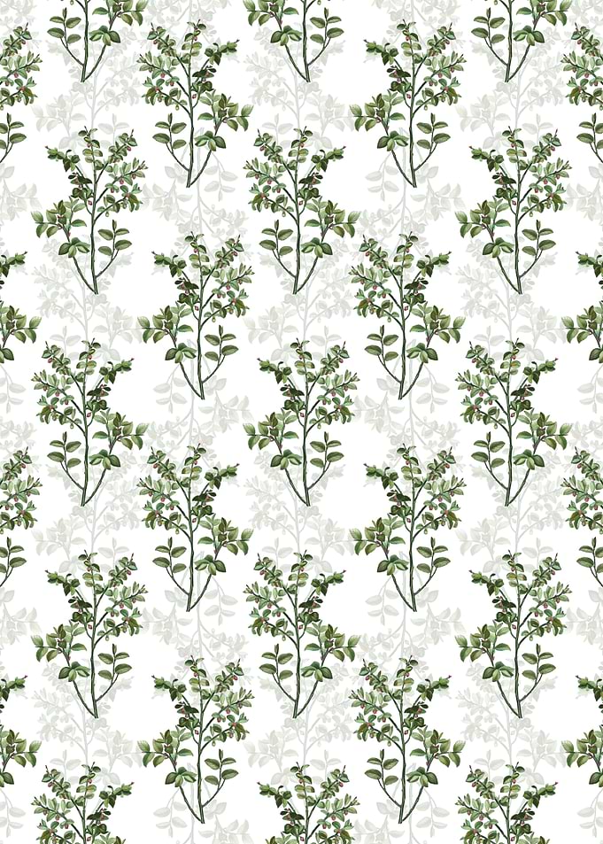 Floral Bilberry Pattern