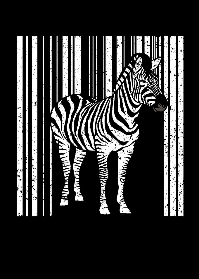 Zebra Barcode Animal Lover