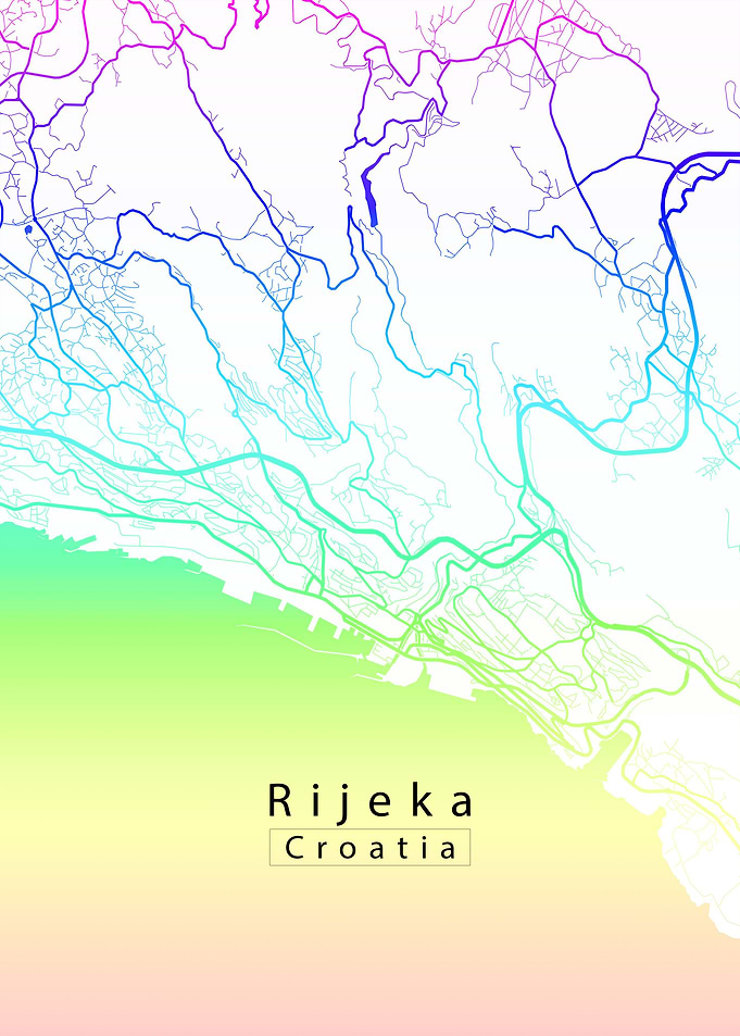Rijeka City Map