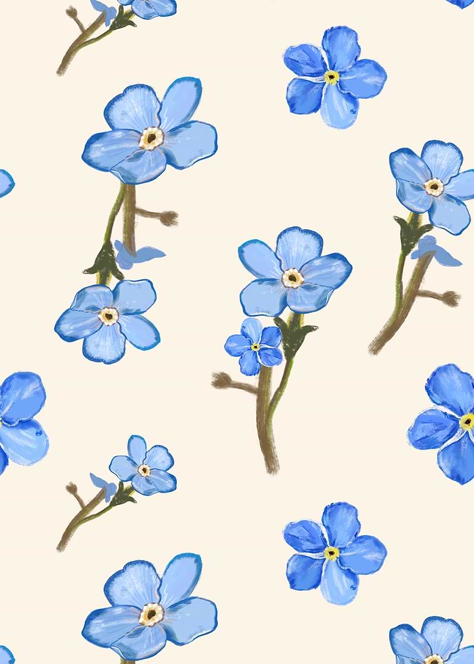 Forget me not flowers