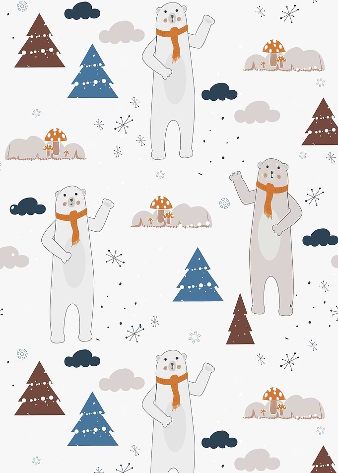Cute polar bears
