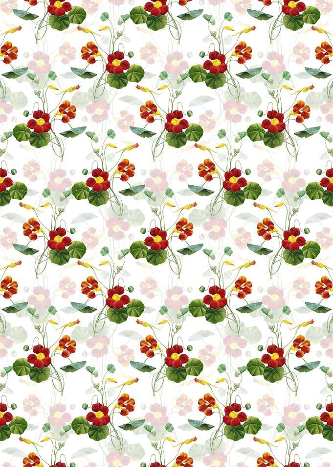 Floral Monks Cress Pattern