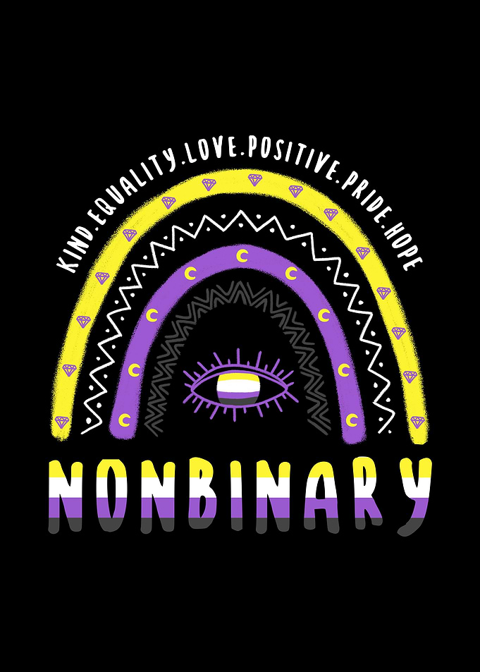 Boho Rainbow Nonbinary