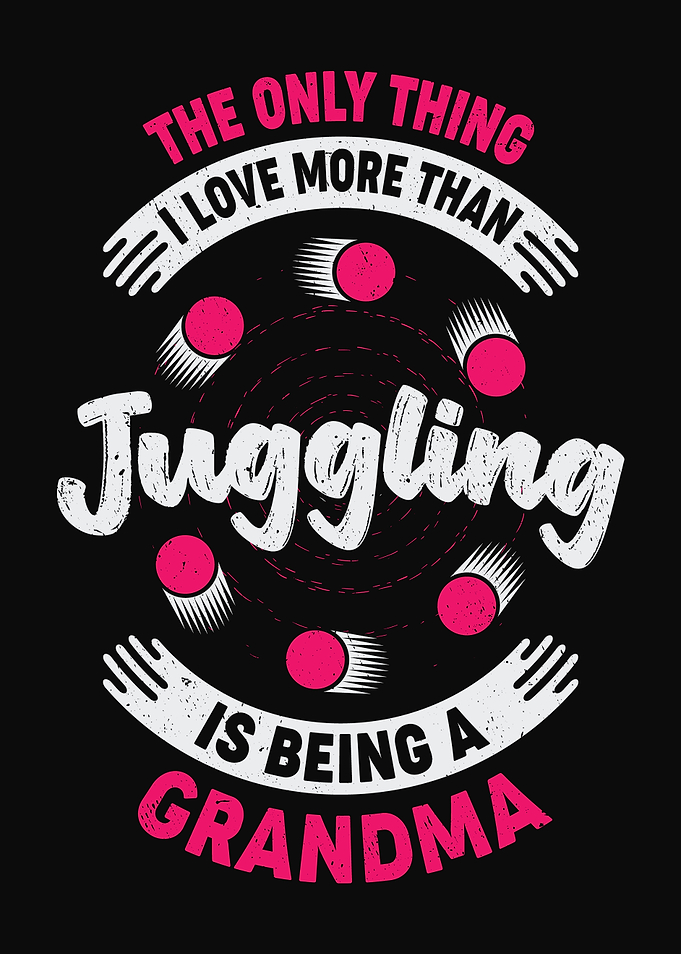 Juggler Juggling Grandma