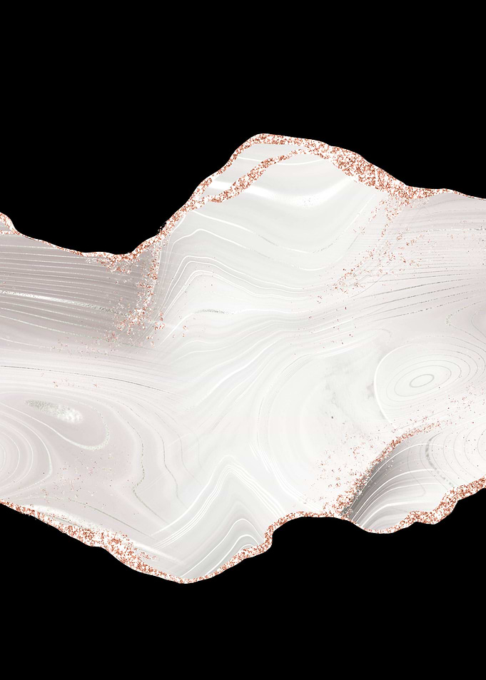 White Rose Gold Glitter 03