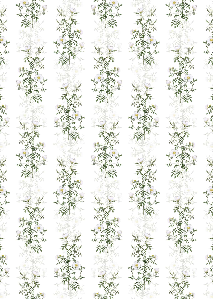 Floral Hedge Rose Pattern