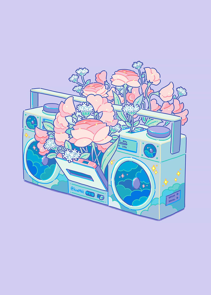 Radio cassette player