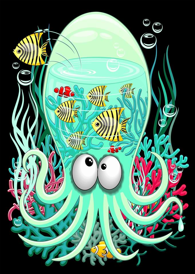 Octopus Silly Character
