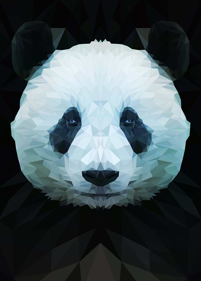 Panda Low Poly