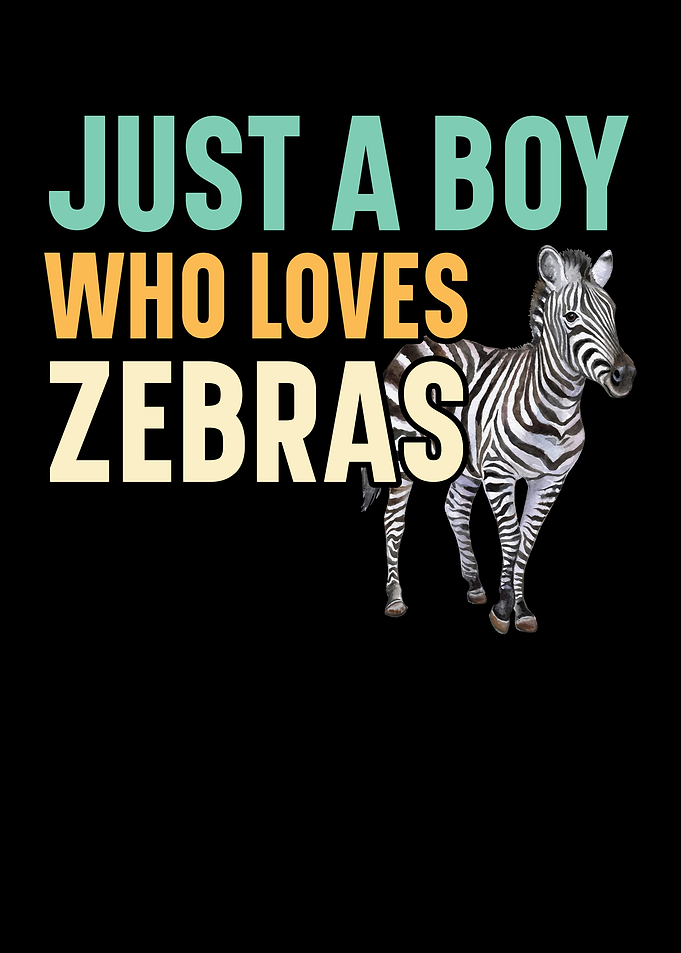 A Boy Who Loves Zebras