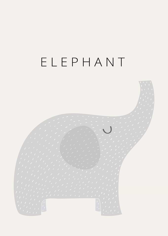 Cute Elephant Portrait