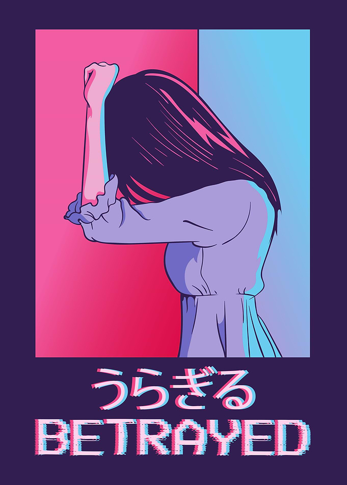 Emo Anime Girl Vaporwave