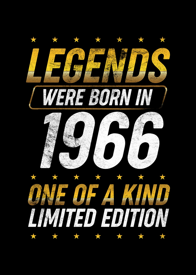 Legends were born in 1965