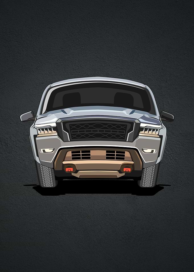 pick up truck illustration