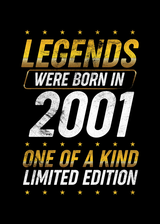 Legends were born in 2001