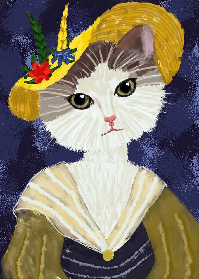 Cat Lady Woman