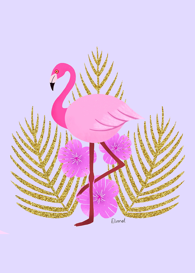 Tropical flamingo
