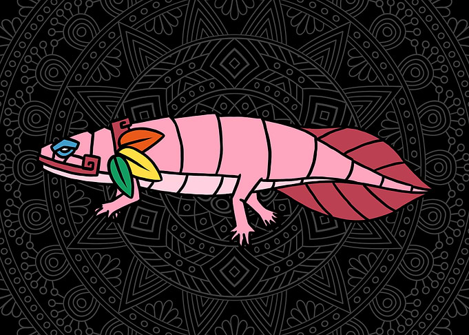 Quetzalcoatl Axolotl Aztec