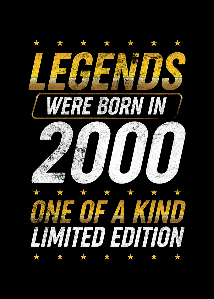 Legends were born in 2000