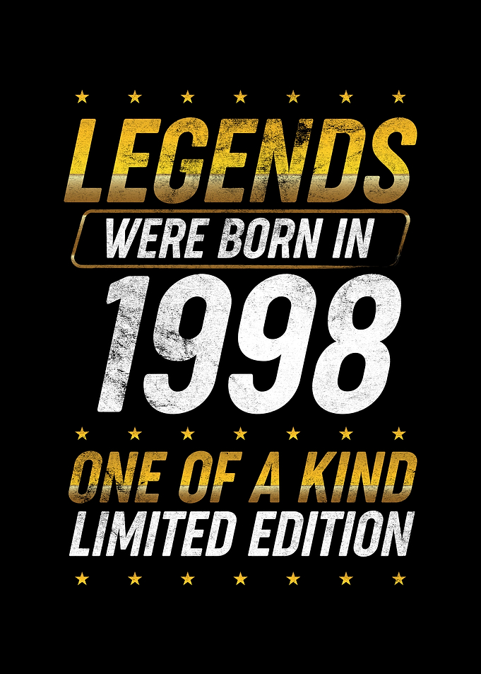 Legends were born in 1998