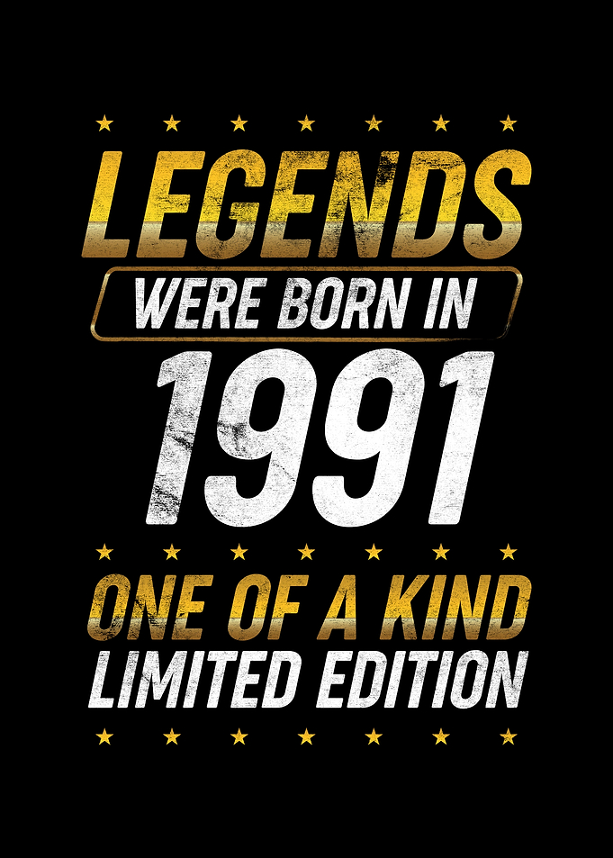 Legends were born in 1991