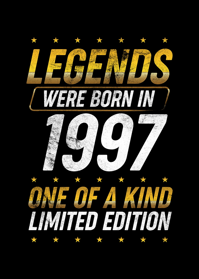 Legends were born in 1997
