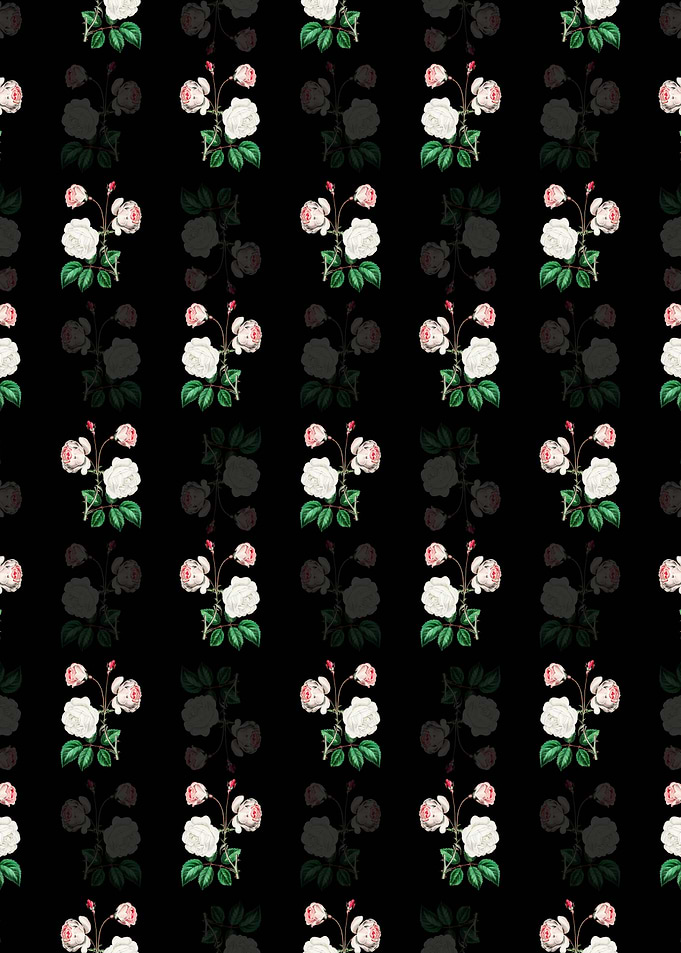Ruga Rose Flower Pattern