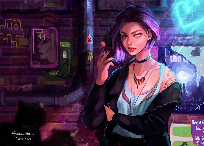 Urban gurl Blue