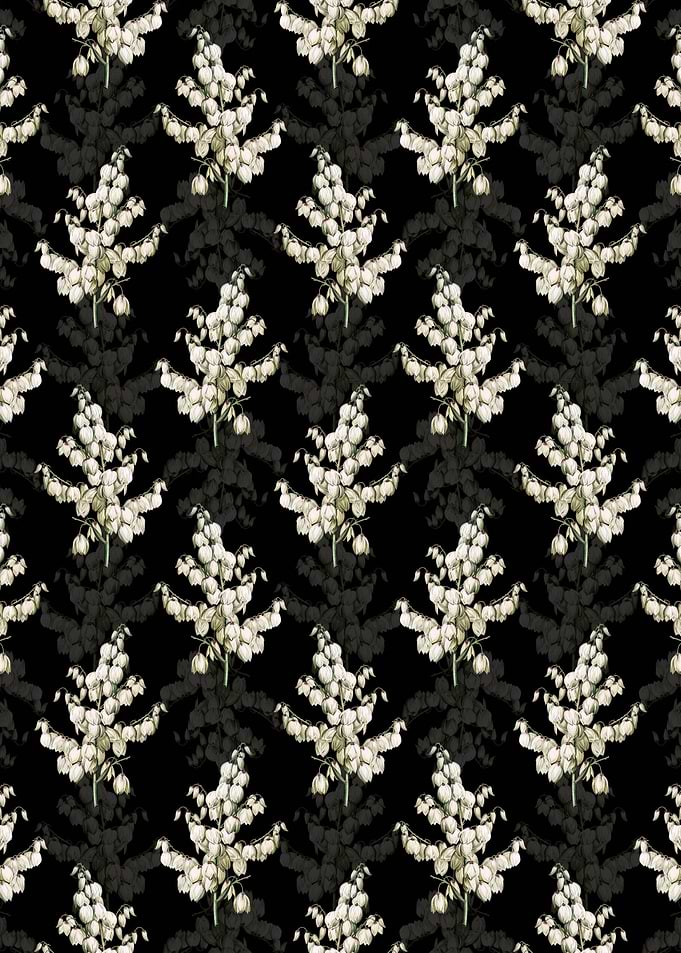 Floral Aloe Yucca Pattern