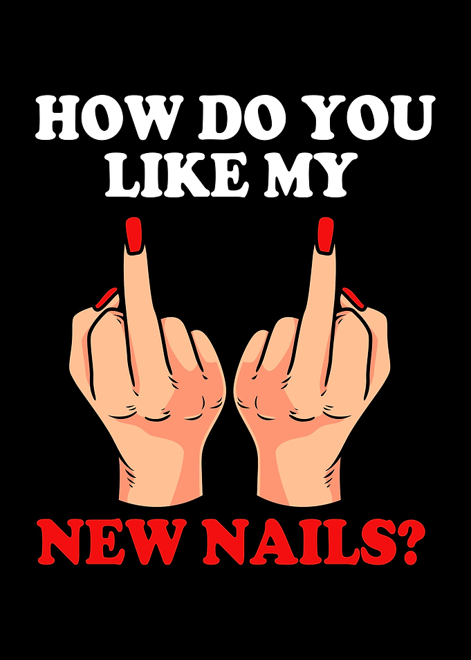 Middle Finger Nails
