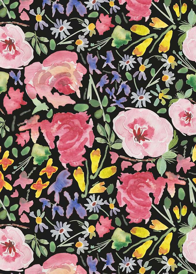 Watercolor roses