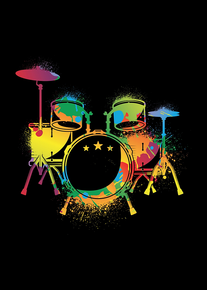 Drumming Colorful Drum Set