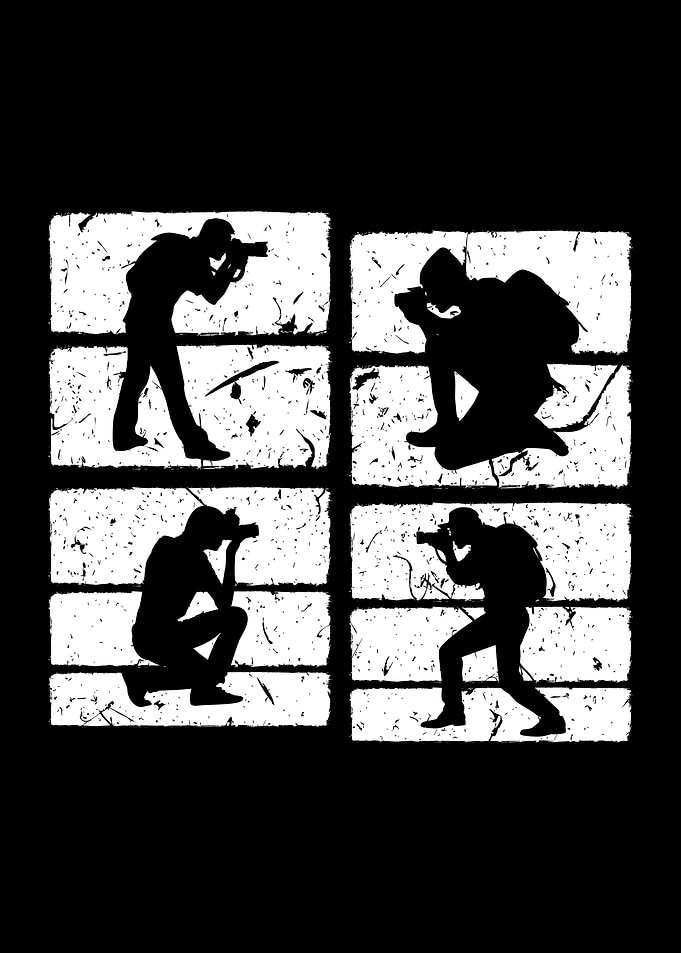 Fotografen Silhouette