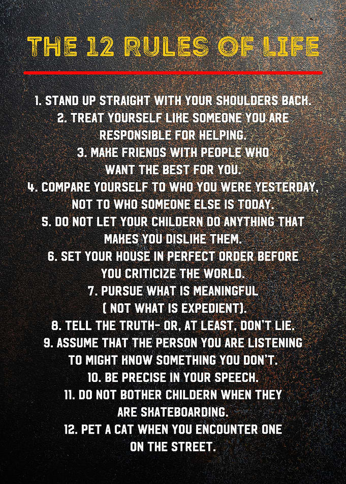 12 rules of life