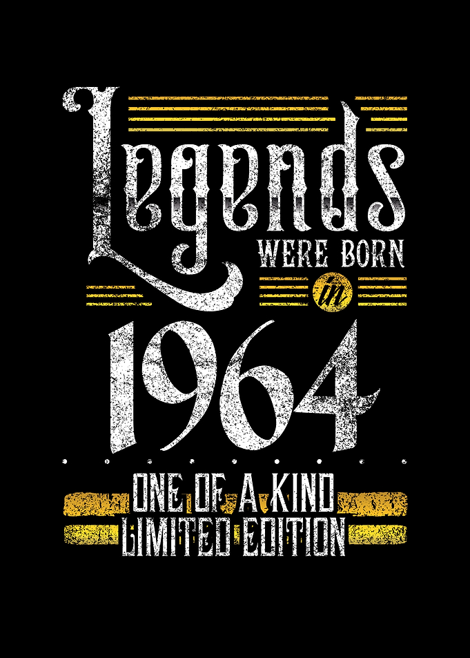 Legends were born in 1964