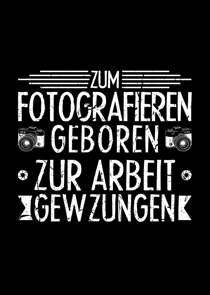 Zum Fotografieren Geboren