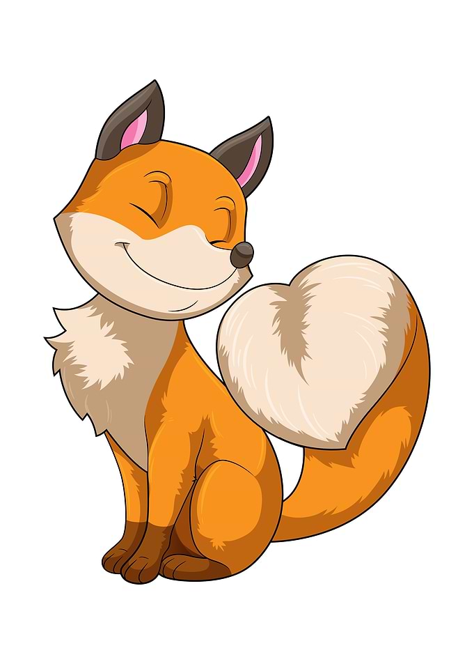Fox Love Heart