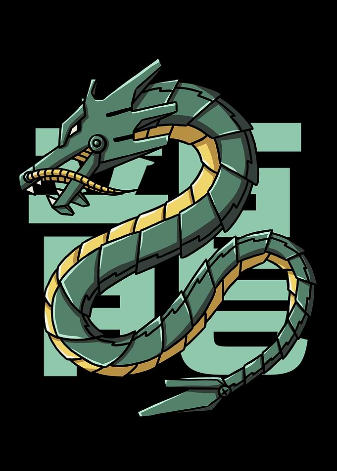 Cyborg Japanese Dragon