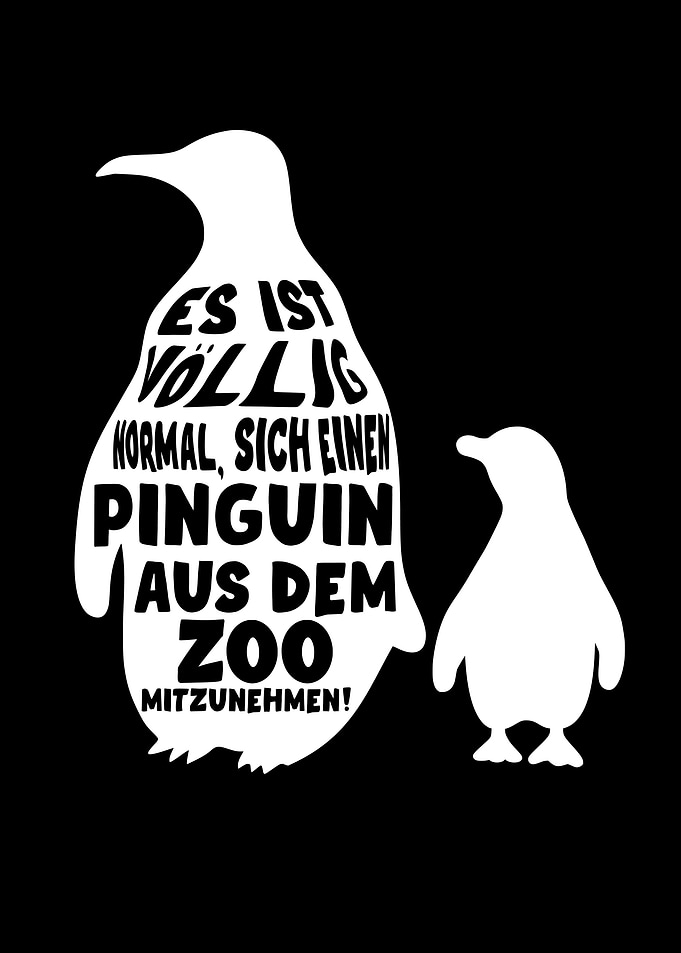 German zoo penguin