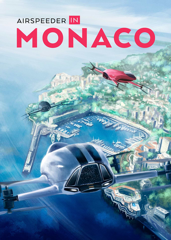 Airspeeder in Monaco